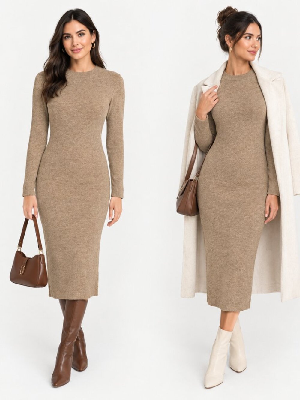 Wilfred Long Sleeve Bodycon Swestet Dress